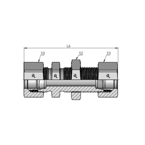 SV-S Bulkhead Straight - Image 2