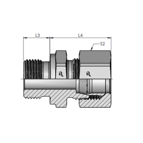 GE-R-L Parallel Male Stud - Image 2