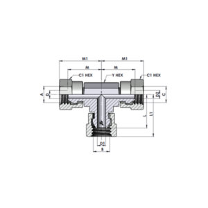 RJ1603-00-00-00 Series FPS-FPS-FPS TEE