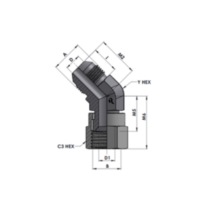 RJ6502-00-00 Series MJ-FJS 45°