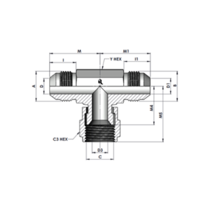 RJ6600-00-00-00 Series MJ-MJ-FJS TEE