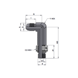 RJ6801-LL-00-00 Series MJ-MAORB 90° X-LONG