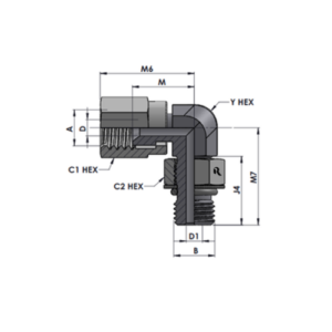 RJ6809-00-00 Series MAORB-FJS 90°