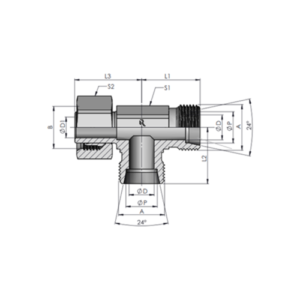 EVL-L Swivel Run Tee