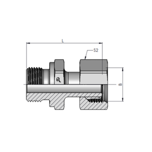 EVGE-R-L Stand Pipe Adaptor With Nut And Ferrule - Image 2