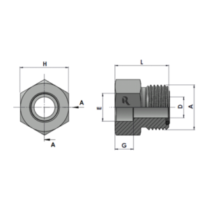 RJFS0403-00-00 Series Bore-MFS Straight