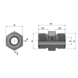RJFS2403-00-00 Series MFS-MFS Straight